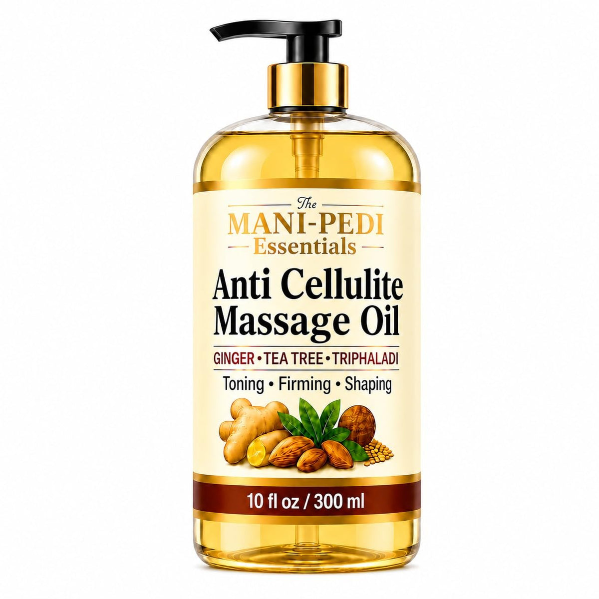 Ayurvedic Oil, Massage Oil with 6 Ancient Herbs with Clove, Almond, Lemongrass & Lavender Oils. Relieves Muscle Tensions, Calms Nerves, Soothes Senses. Organic & Natural - 10 Fl Oz