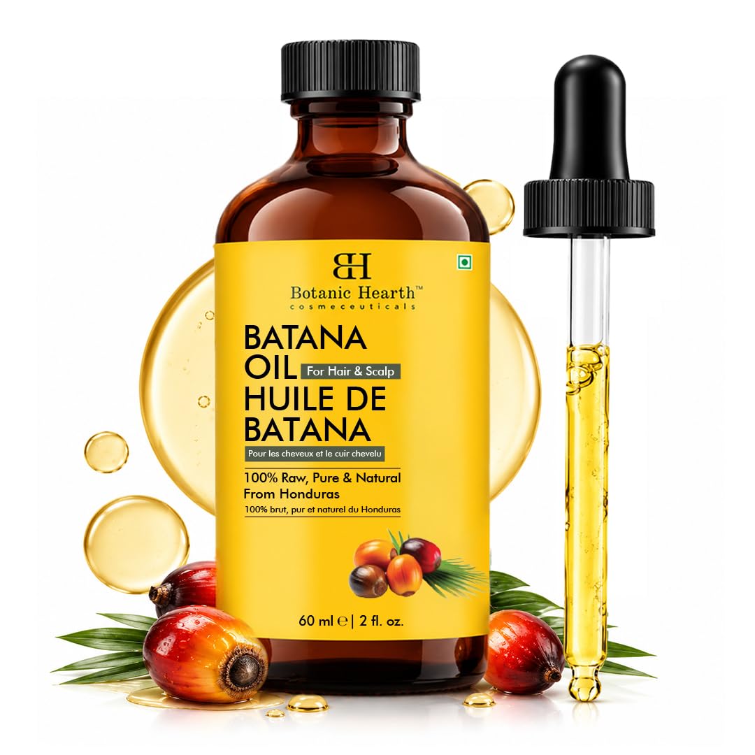 Botanic Hearth Bhringraj & Amla Hair Oil - 6.7 fl oz | Nourishing Scalp & Hair Oil for Dry, Frizzy Hair | Supports Fuller-Looking Hair & Shine | Lightweight Botanical Formula