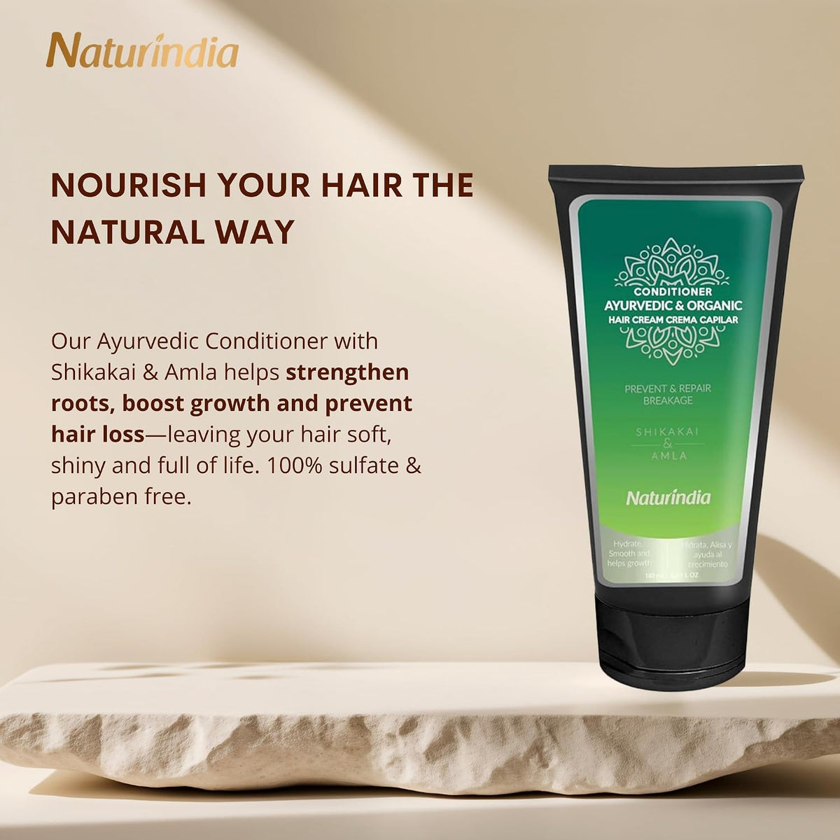 Deep Conditioner for Damage Dry Hair Ayurvedic treatment Organic with ALOE SHIKAKAI and AMLA plants For Women