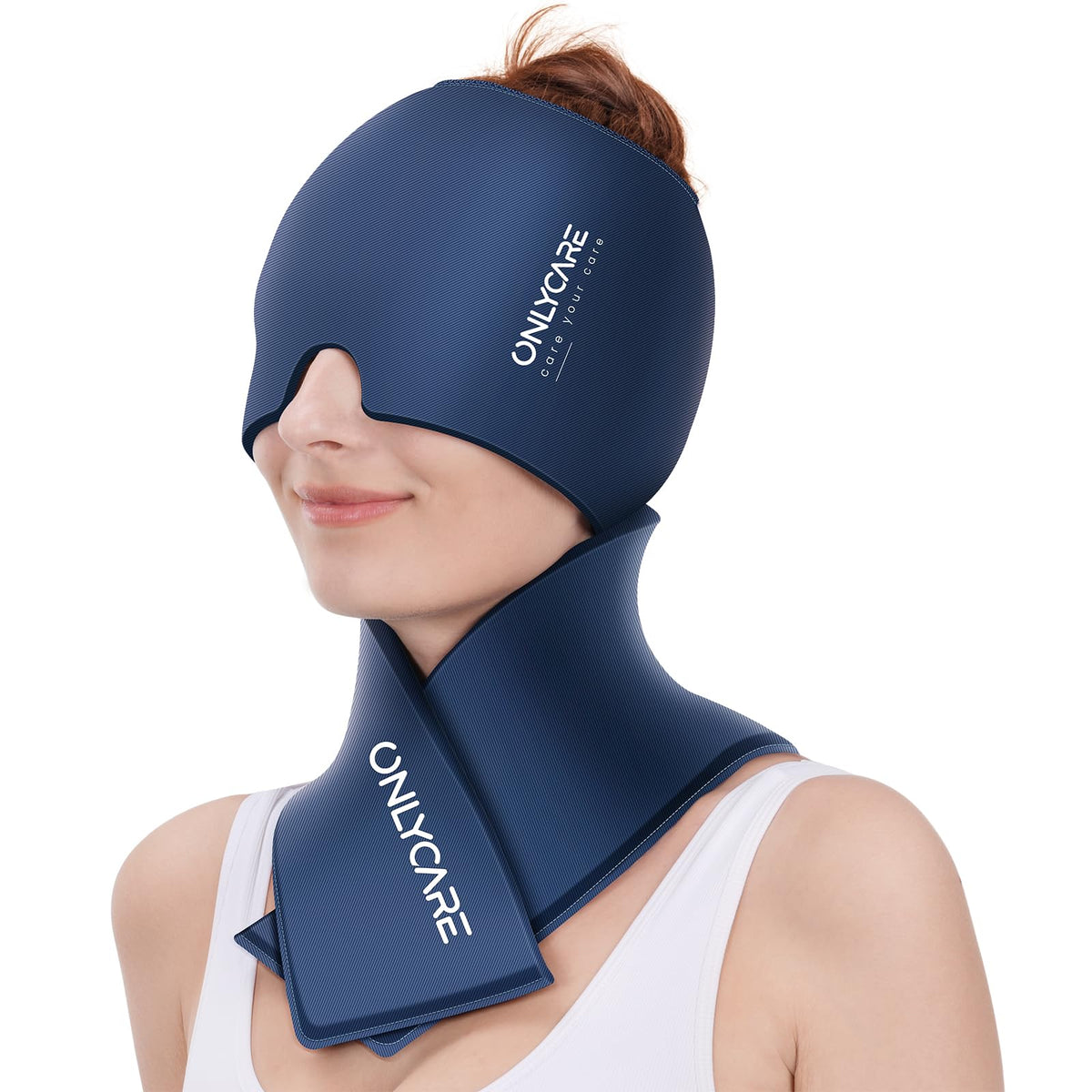 ONLYCARE Migraine Relief Cap and Neck Ice Pack Wrap Gel Package