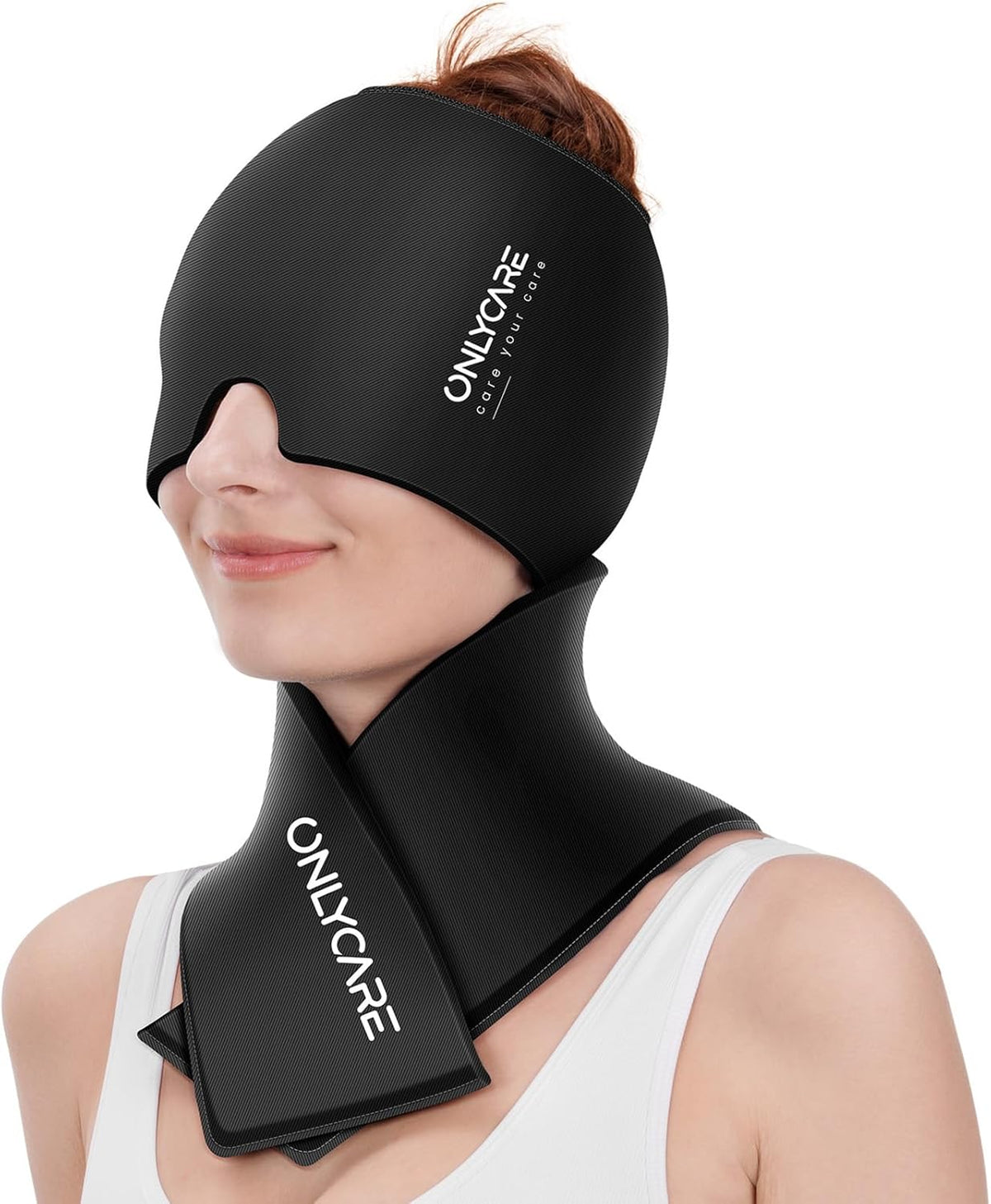 ONLYCARE Migraine Relief Cap and Neck Ice Pack Wrap Gel Package