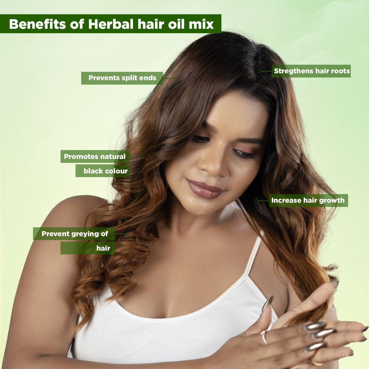 LuxePureva Herbal Hair Oil Mix | Herbs For Hair Growth | 19 Vital Herbs For Long, Thick, And Lustrous Hair | Hair Care Product For Women And Men | DIY Oil Infusion | DOES NOT INCLUDE OIL