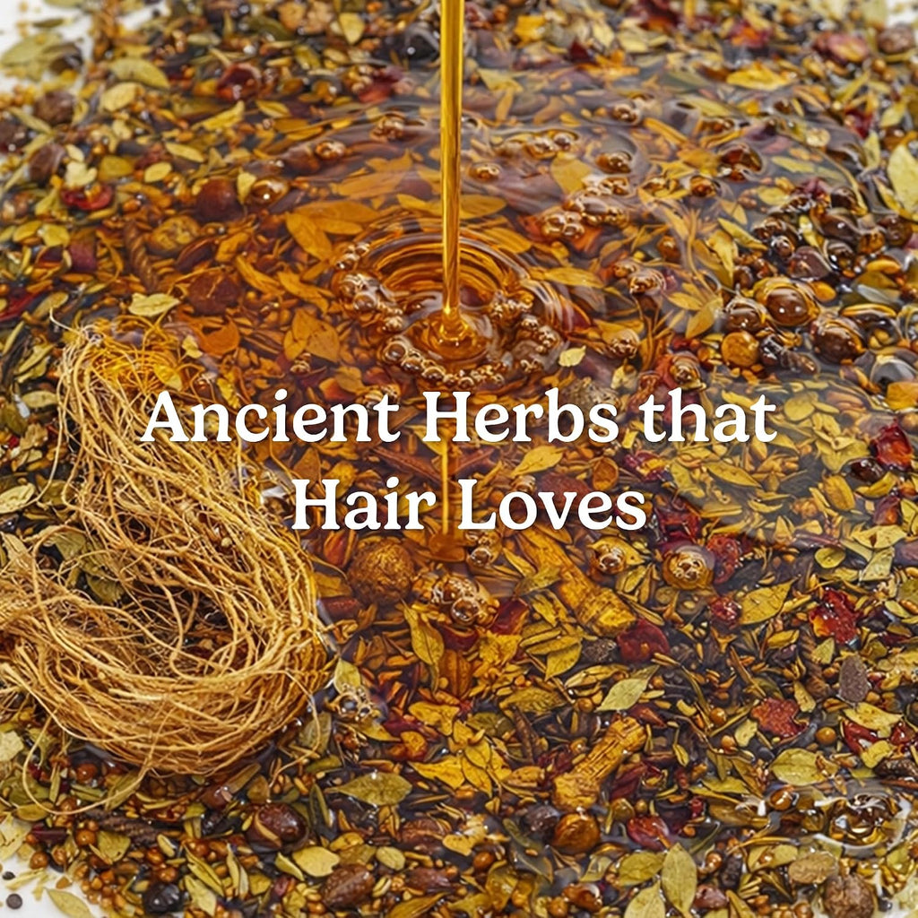 Herbal Hair Oil Mix, 18 Indian Ayurvedic Herbs, Hair Growth (2.6oz) | DIY Blend, Infusion, Mask or Rinse, Indian Growth Products, Ayurvedic Haircare Treatment, Amla, Hibiscus, Curry Leaf (75g)