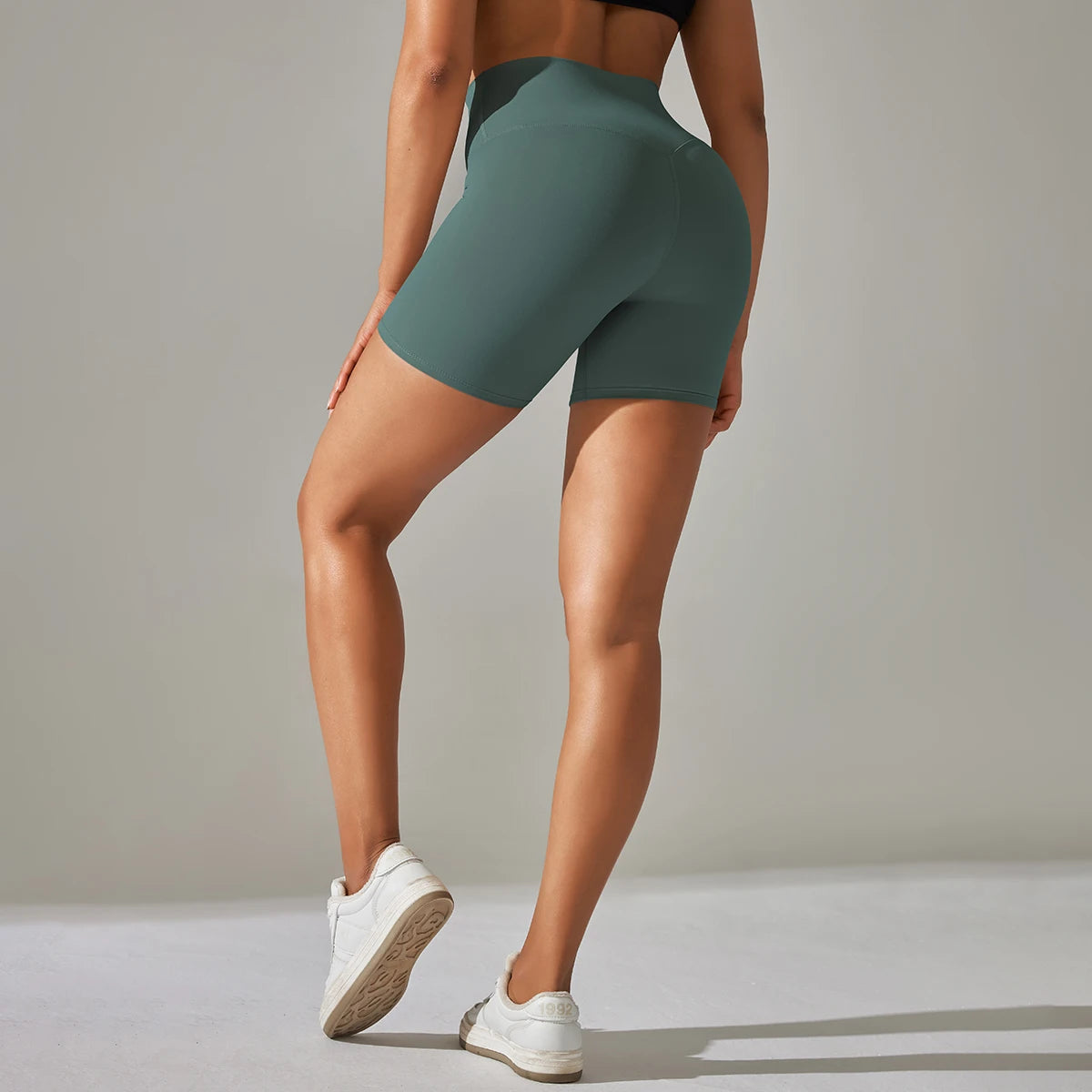 PranaRelief Seamless High-Waisted Yoga Shorts – Breathable Summer Workout Shorts