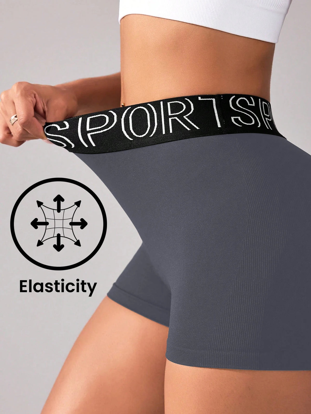 PranaRelief High-Waisted Seamless Yoga Shorts – Breathable Workout Booty Shorts