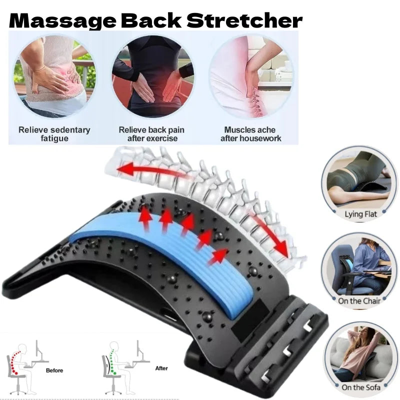 PranaRelief Lumbar Support & Back Stretcher