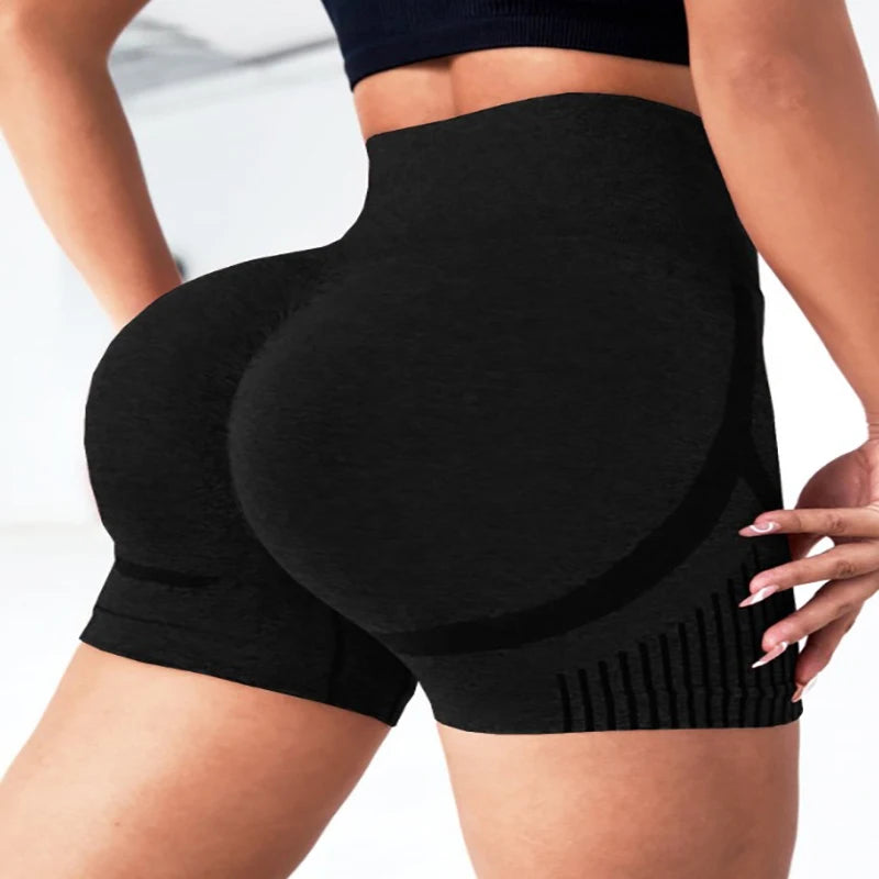 PranaRelief Seamless High-Waisted Yoga Shorts – High-Elasticity Squat-Proof Sports Shorts, Quick-Drying Gym Workout & Casual Biker Shorts for Women