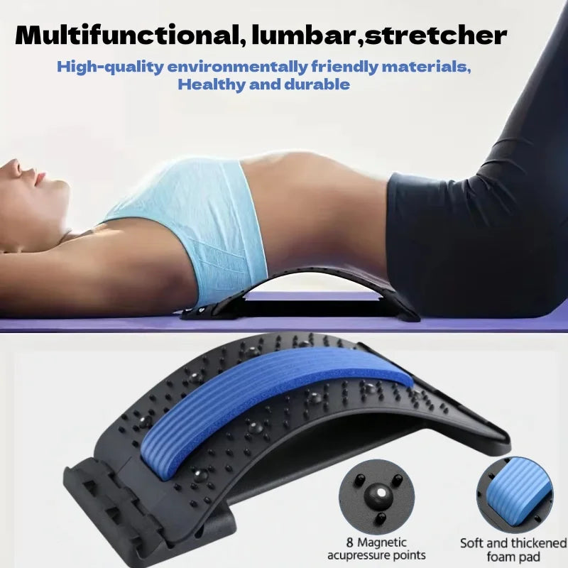 PranaRelief Lumbar Support & Back Stretcher