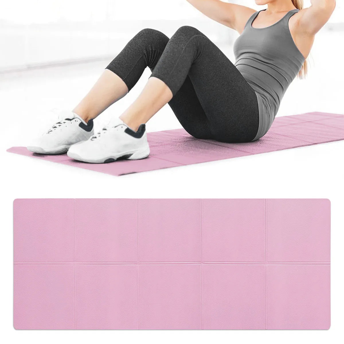 PranaRelief Non-Slip Yoga Mat (4mm)