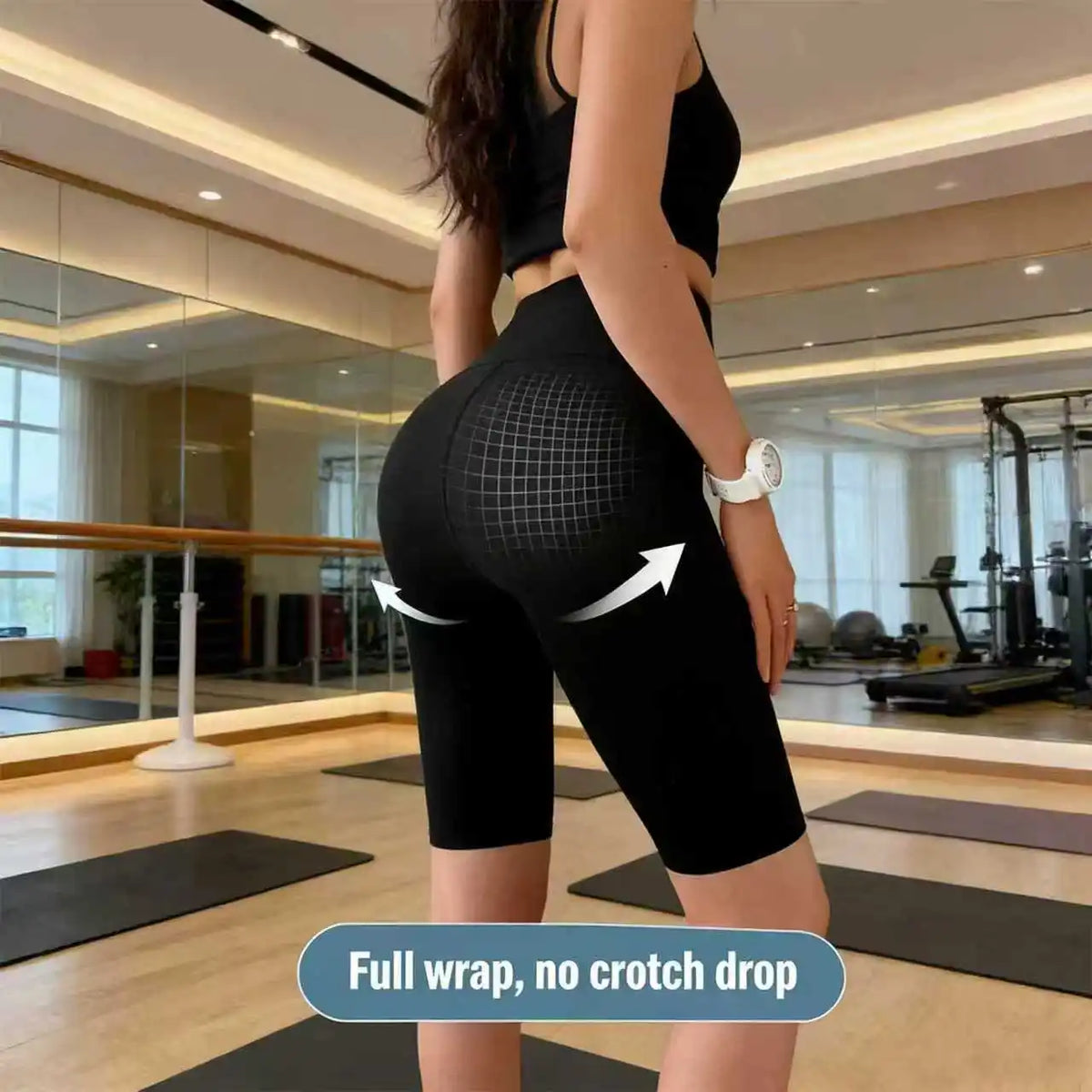 PranaRelief Seamless High-Waisted Sports Shorts – Breathable Fitness & Cycling Shorts
