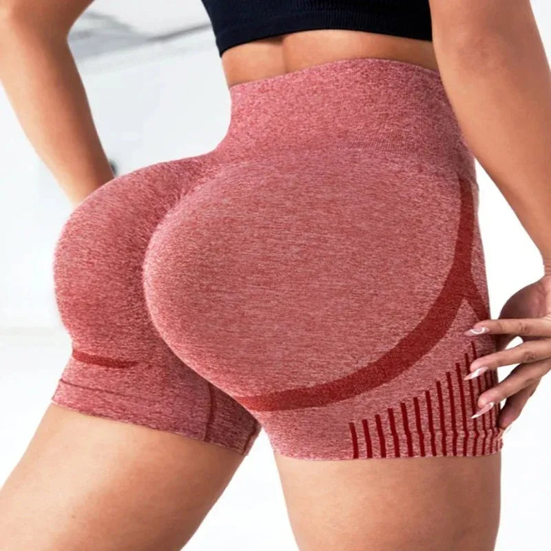 PranaRelief Seamless High-Waisted Yoga Shorts – High-Elasticity Squat-Proof Sports Shorts, Quick-Drying Gym Workout & Casual Biker Shorts for Women